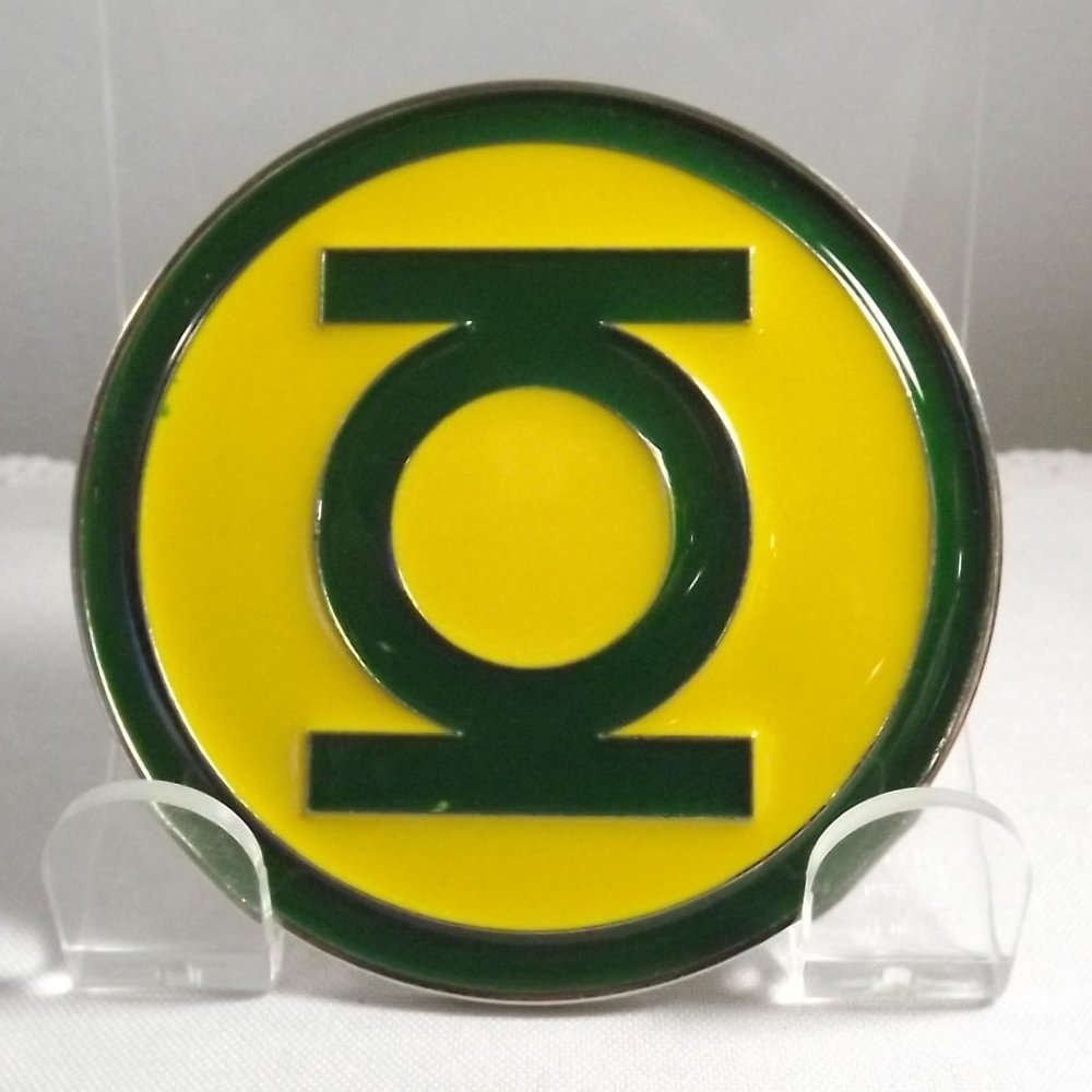 Vintage Green Lantern Logo DC Comics Belt Buckle